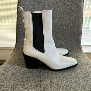 Thursday Soho Boots (White) (Worn only 1x)